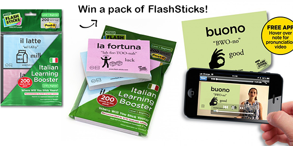 Are you learning Italian? Join this giveaway to win amazing prizes!